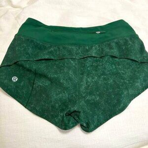 Lululemon Speed Up Low-Rise Lined Short 2.5" Evergreen